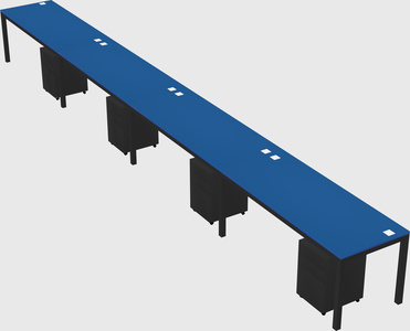 Rectangular desk
