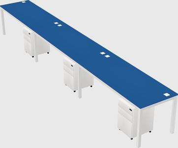 Rectangular desk