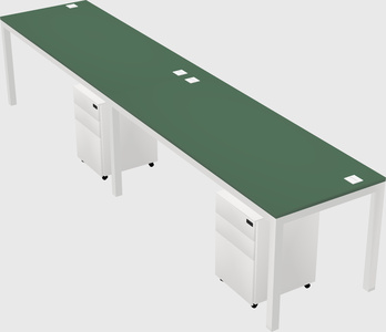 Rectangular desk