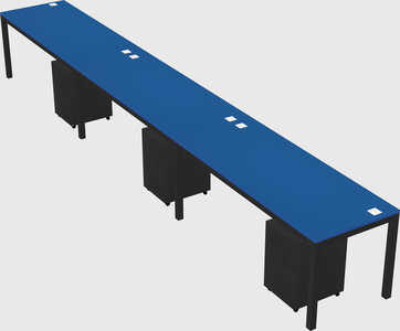 Rectangular desk