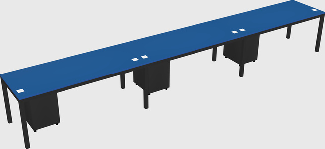 Rectangular desk