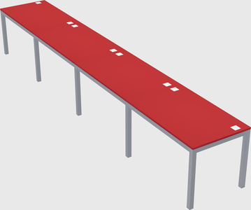 Rectangular desk