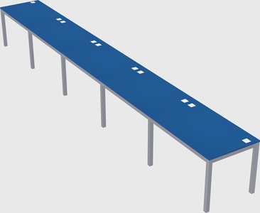 Rectangular desk