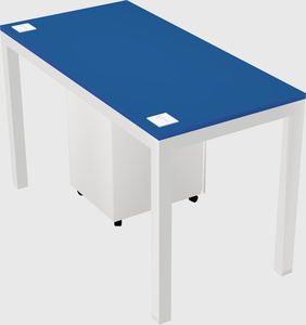 Rectangular desk