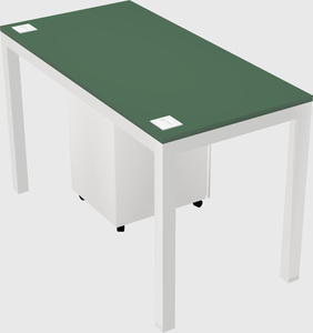 Rectangular desk