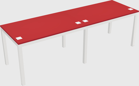 Rectangular desk