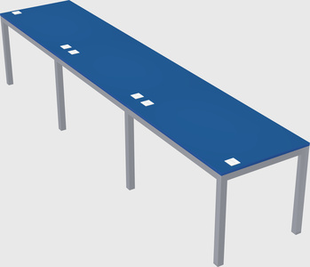 Rectangular desk