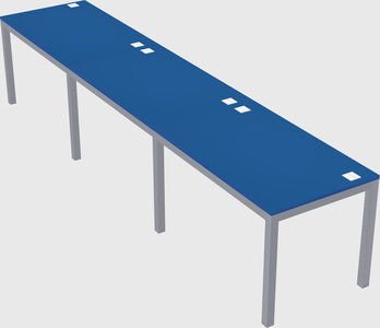 Rectangular desk