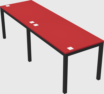 Rectangular desk
