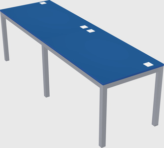 Rectangular desk