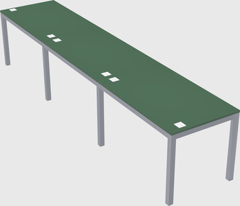 Rectangular desk