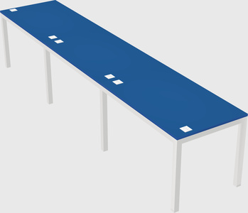 Rectangular desk