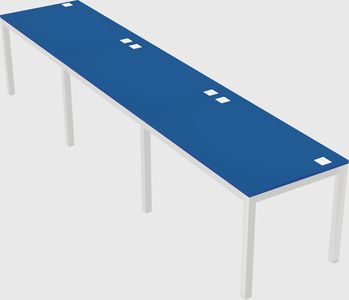 Rectangular desk
