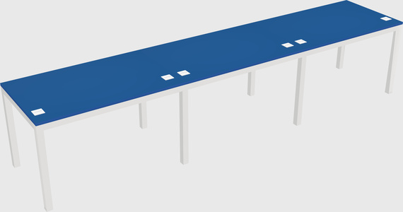 Rectangular desk