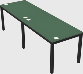 Rectangular desk
