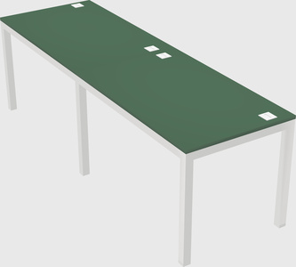 Rectangular desk