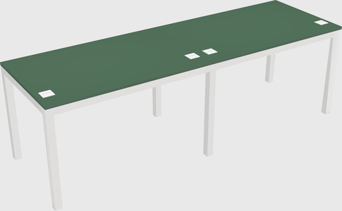 Rectangular desk