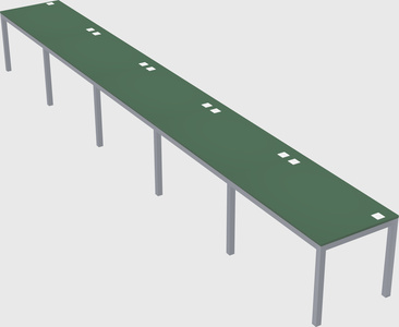 Rectangular desk