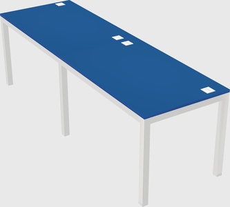 Rectangular desk