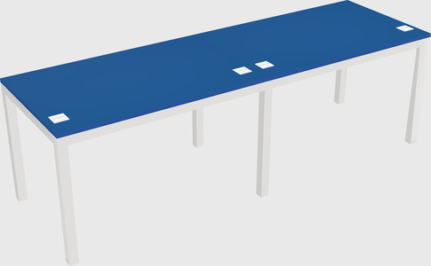 Rectangular desk