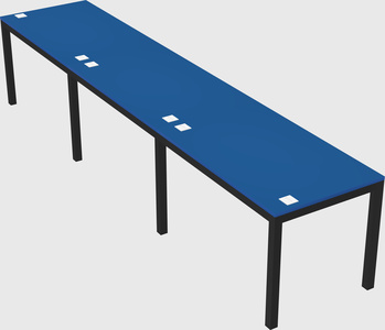 Rectangular desk