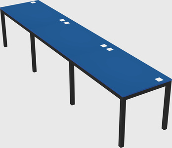 Rectangular desk