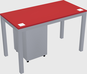 Rectangular desk