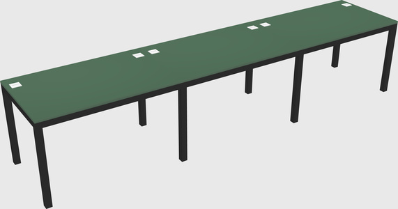 Rectangular desk