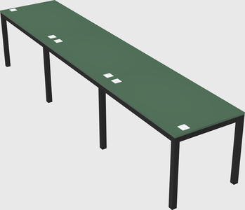 Rectangular desk