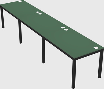 Rectangular desk