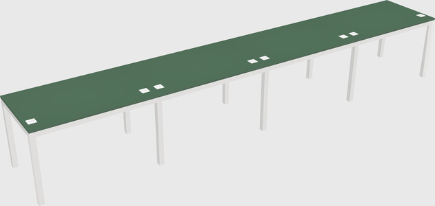 Rectangular desk