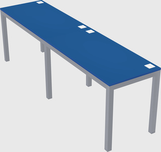 Rectangular desk