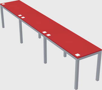 Rectangular desk