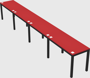 Rectangular desk