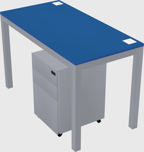 Rectangular desk