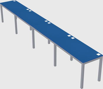 Rectangular desk