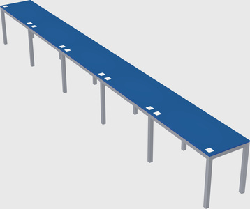 Rectangular desk