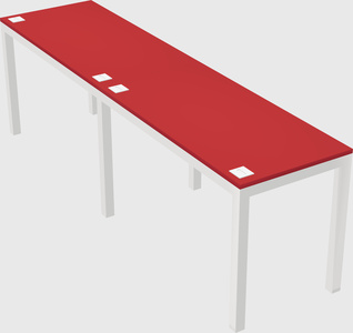 Rectangular desk