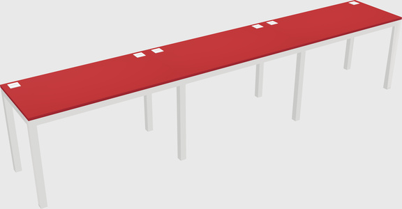 Rectangular desk