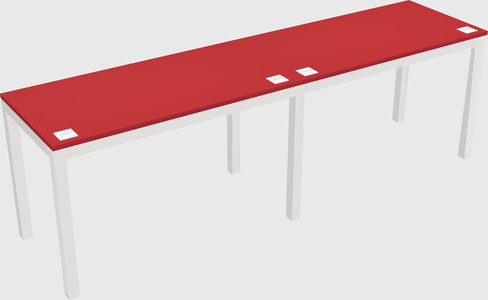 Rectangular desk