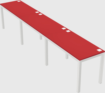 Rectangular desk