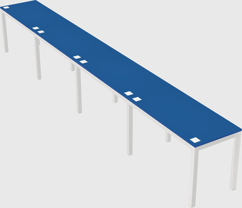 Rectangular desk