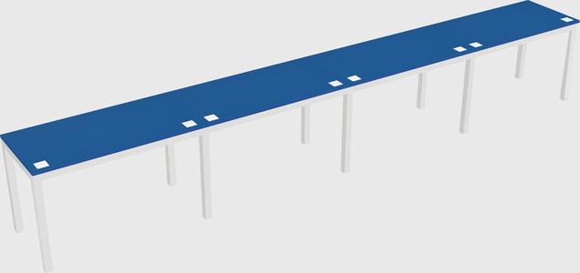 Rectangular desk