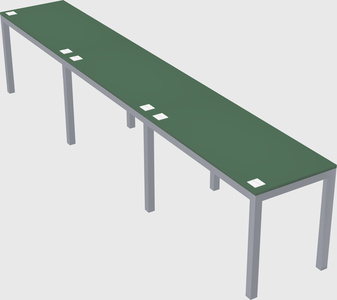 Rectangular desk