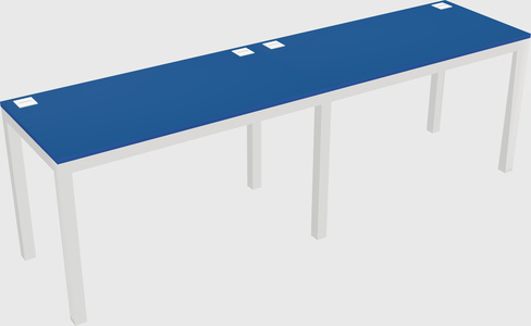 Rectangular desk