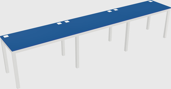 Rectangular desk