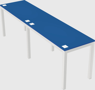Rectangular desk