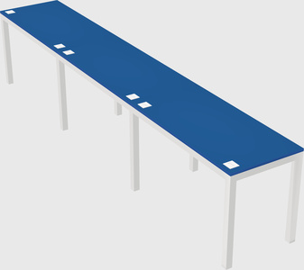 Rectangular desk