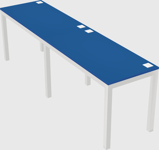 Rectangular desk
