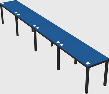 Rectangular desk